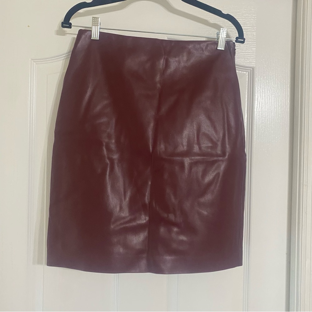 Leather skirt